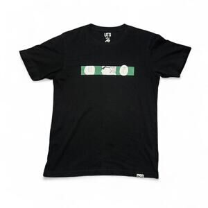 UNIQLO x QT Collection Anime Black Graphic T-Shirt — MEDIUM